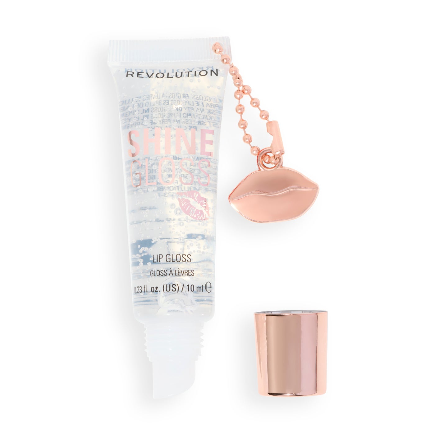 Makeup Revolution Shine Gloss Lip Gloss Clear Sugar