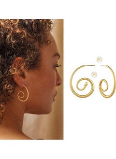 Mevecco Women Huggie Earrings Gold Hoop 14K Gold Filled Small Simple Handmade Hypoallergenic Everyday Jewelry  - Image 3