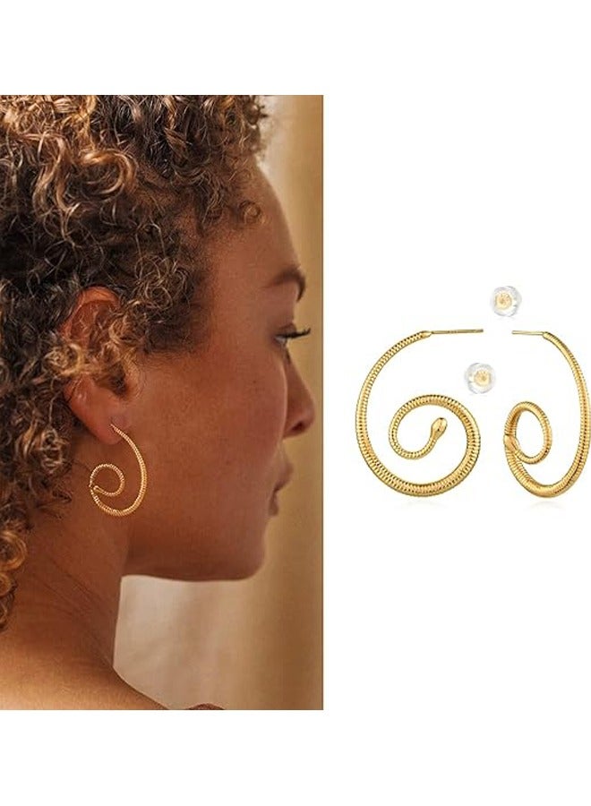 Mevecco Women Huggie Earrings Gold Hoop 14K Gold Filled Small Simple Handmade Hypoallergenic Everyday Jewelry - Image 3