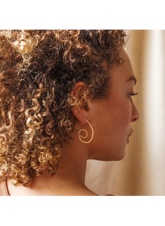 Mevecco Women Huggie Earrings Gold Hoop 14K Gold Filled Small Simple Handmade Hypoallergenic Everyday Jewelry - Image 2