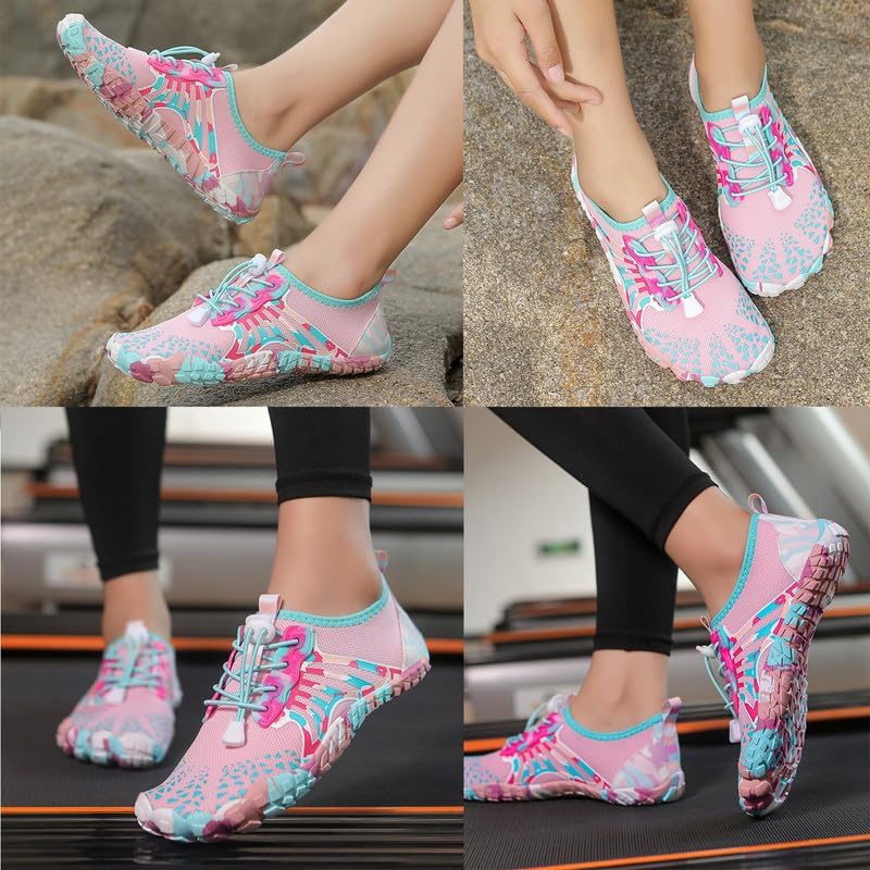 LIZRHA Water Shoes for Men and Women Quick Dry Aqua Swim Barefoot Shoes for Outdoor Fishing Beach Pool Boat Surfing Walking Water Park and Yoqa Activities - Image 3