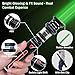 ANNDOFY Light Up Saber for Kids Green Light Swords with FX Sound Expandable Light Swords Set for Galaxy War Fighter Warriors Halloween Dress Up Parties with Belt Clip - Image 4