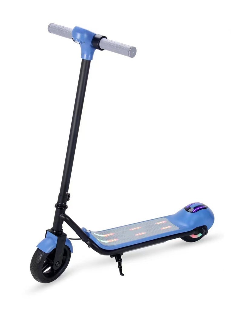 Crony ZL-E7 Foldable Electric Scooter – 110W Motor, 5-8KM Range, 7KG Ultra-Light – Bluetooth Connectivity, LED Headlight/Base, Vacuum Tires – 60KG Load, Aluminum Alloy Frame, Fast 3H Charge,Blue - Image 1