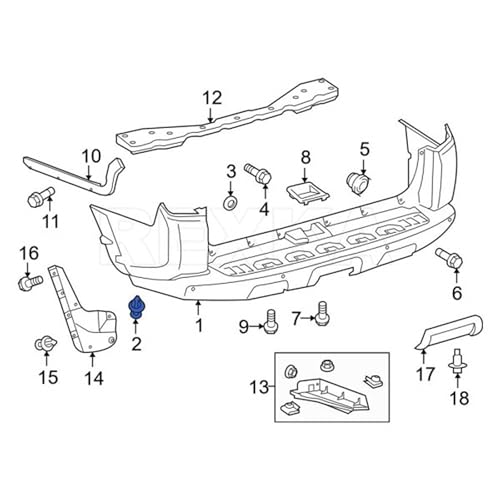 Rexka 20pcs Bumper Cover Engine Under Cover Radiator Support Retainer Clips for Toyota Lexus 90467-09227 4Runner, Corolla iM, Mirai, RAV4, GX460, HS250h, NX250, NX350, NX350h, NX450h+ 9046709227 - Image 5