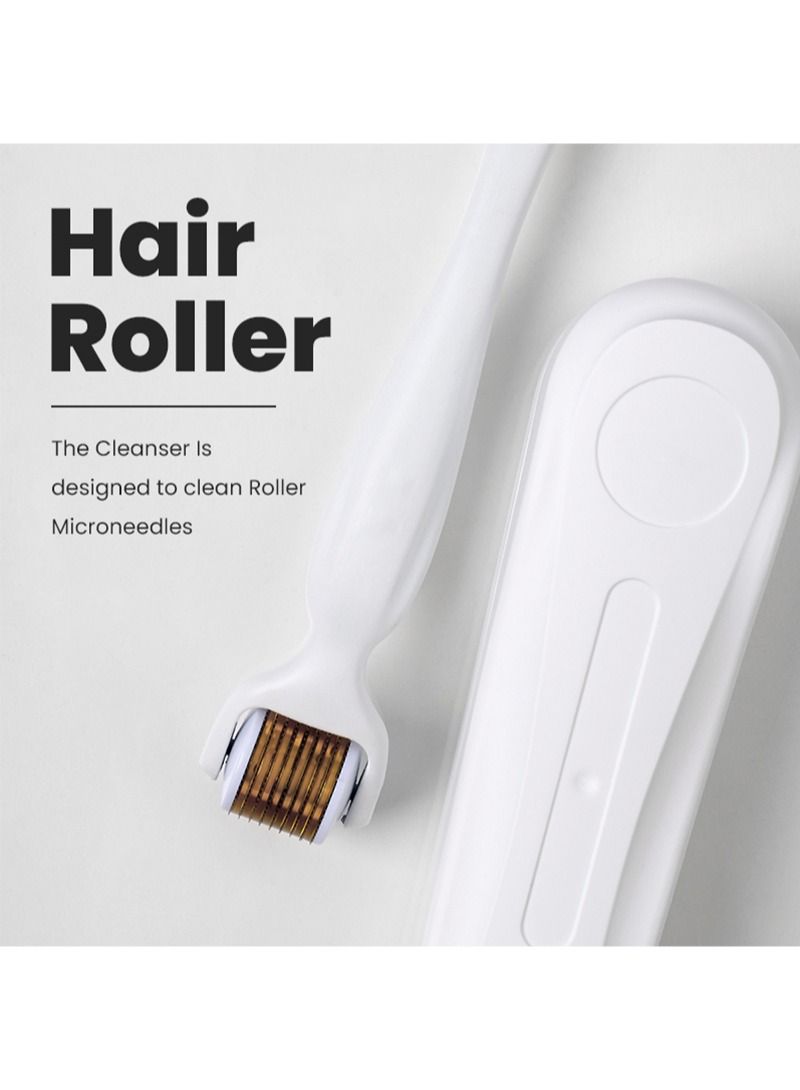 HaLunhi Hair Care Essence Nourishing Hair Thick Shine Hair Nutrition Essence Set (Essence + Roller Cleaner + Roller) - Image 4