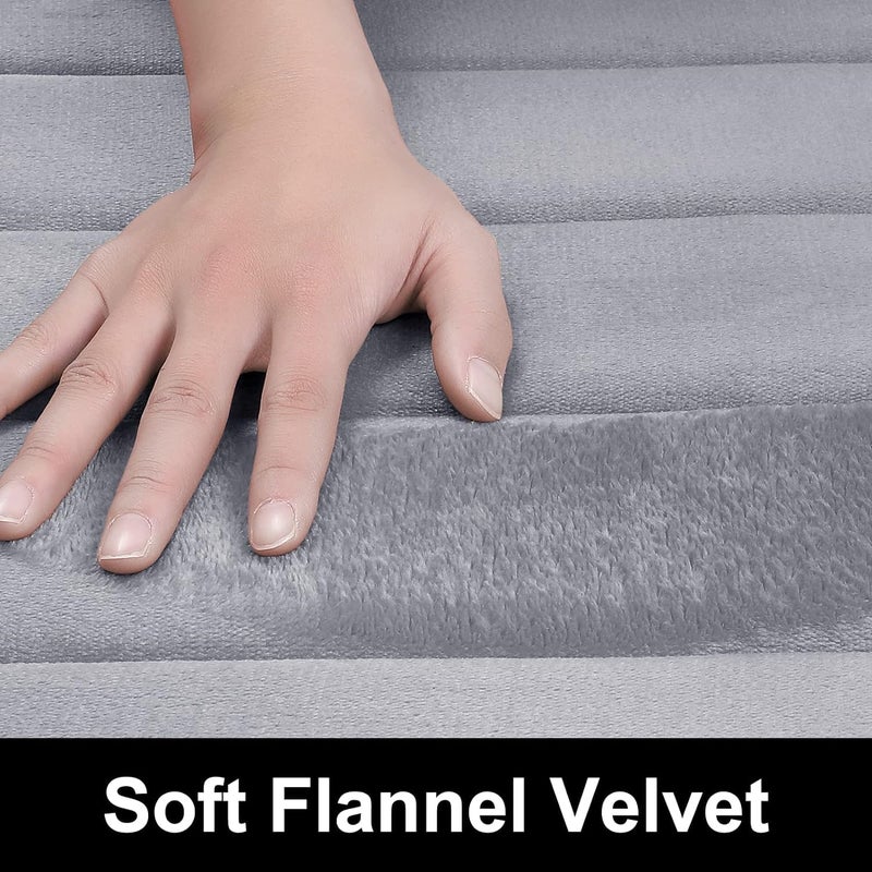 Gnanex Foam Absorbent Decorative Mats Rubber Back Runner Mat for Kitchen Bathroom Floors Non Slip Mats Rugs for Shower and Tub Floor Light Grey 80x50 Cm - Image 5