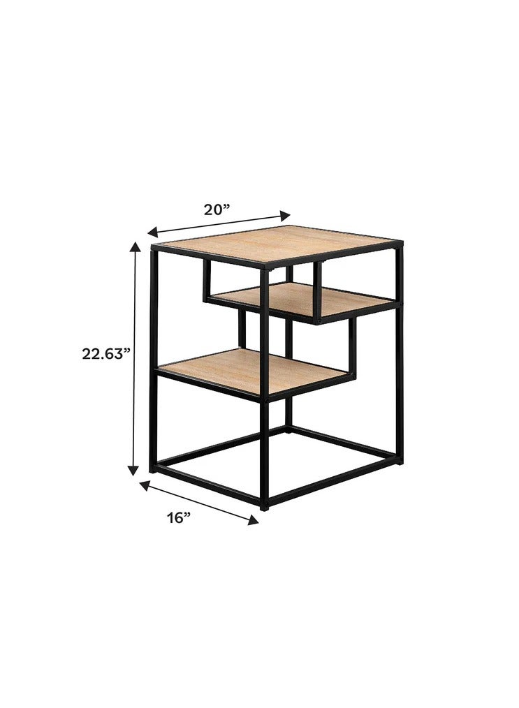 الماسة للأثاث المعدني  طاولة قهوة مودرن بتصميم معدني وخشب من Masa Furniture - عملية وأنيقة للمنازل العصرية - Image 3