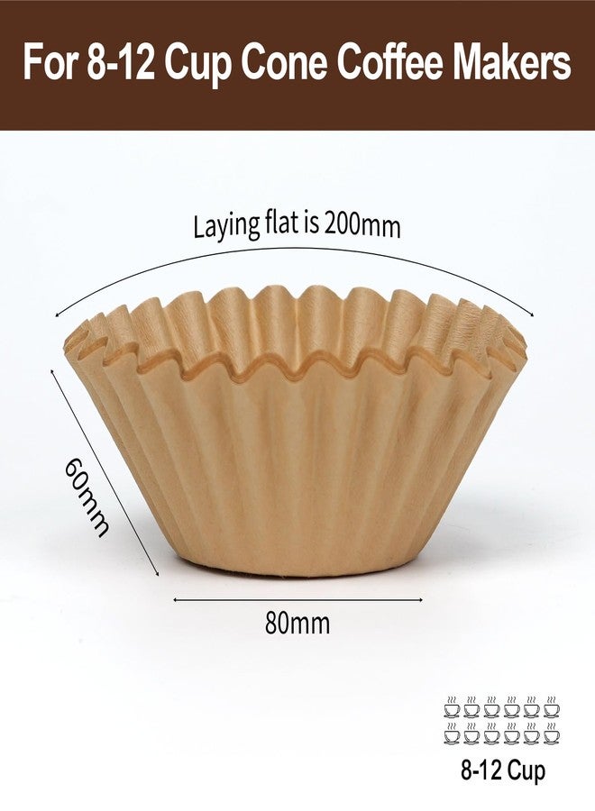 brikinte Disposable Coffee Paper Filters for Cuisinart 12cup Coffee Maker DCC-3000P1, 100 Pcs Filter Compatible with Hamilton Beach FlexBrew Trio 2-Way Coffee Maker - Image 3