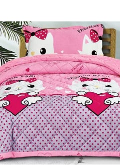 Ming Li Winter compressed children's bed sheet, 3 pieces, two sides, velvet side and fur side, size 160X210 cm  - Image 2