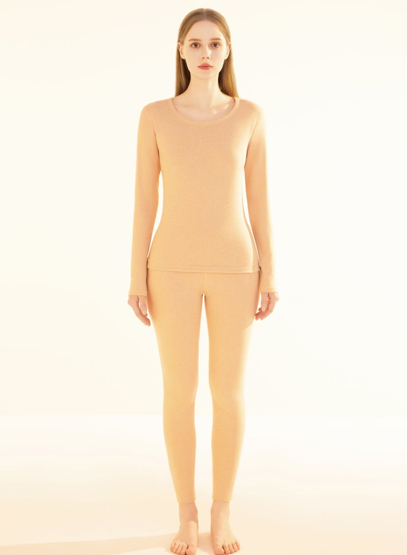 Remy Belle Remy Belle Thermal Underwear for Women Fleece Lined Base Layer Pajama Set Cold Weather - Image 1