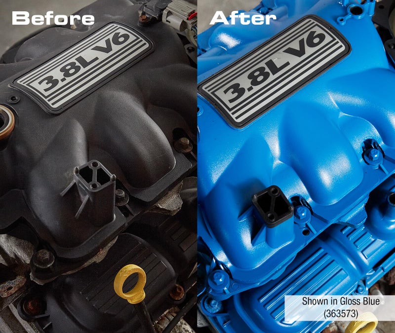 RUST-OLEUM رش طلاء محرك رست-أوليوم 366435، 11 أونصة، رمادي لامع، (عبوة من 1) - Image 3