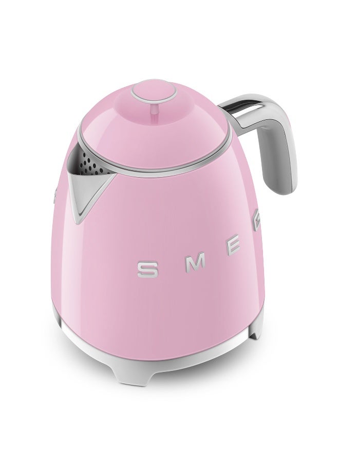 سميج غلاية سميغ الصغيرة بتصميم ريترو من الخمسينات سعة 0.8 لتر، وردي - Image 5