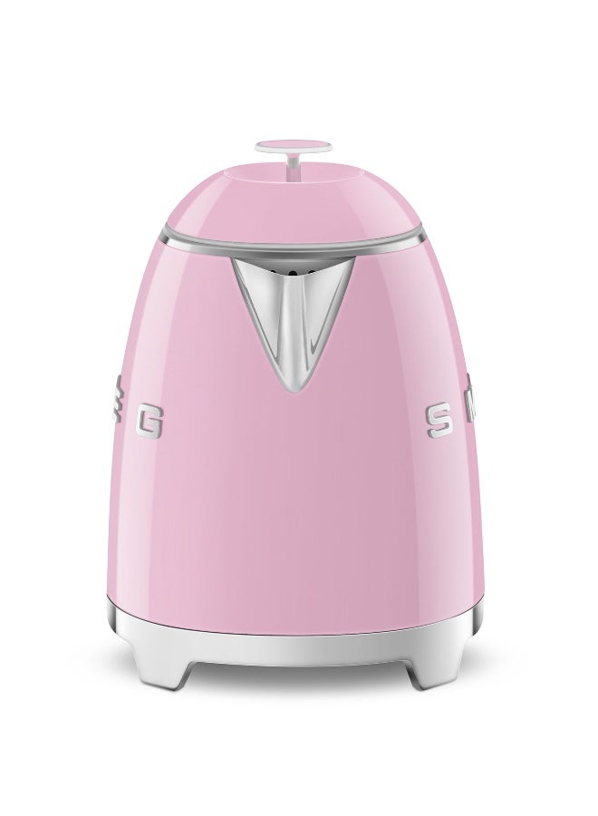 سميج غلاية سميغ الصغيرة بتصميم ريترو من الخمسينات سعة 0.8 لتر، وردي - Image 2