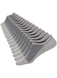 SYOSI Mens Ankle Athletic Socks Low Cut Breathable Running Socks Comfort Sports Trainer Socks Cotton Casual Non-Slip No Show Socks for Men and Women Invisible Crew Boat Socks EUR43-48 6Pairs  - Image 2