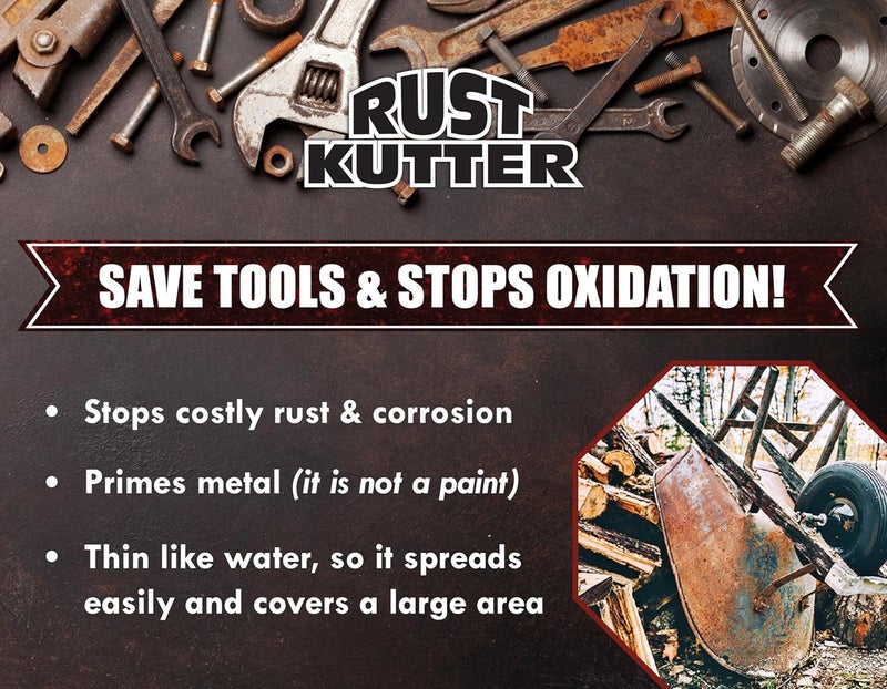 Popular trusted craftsmanship - Stops Rust and Converts Rust Spots to Leave A Primed Surface Ready to Paint, Professional Rust Repair Manufactured in USA – Sprayer Included Economical varied sizing picks - Image 3