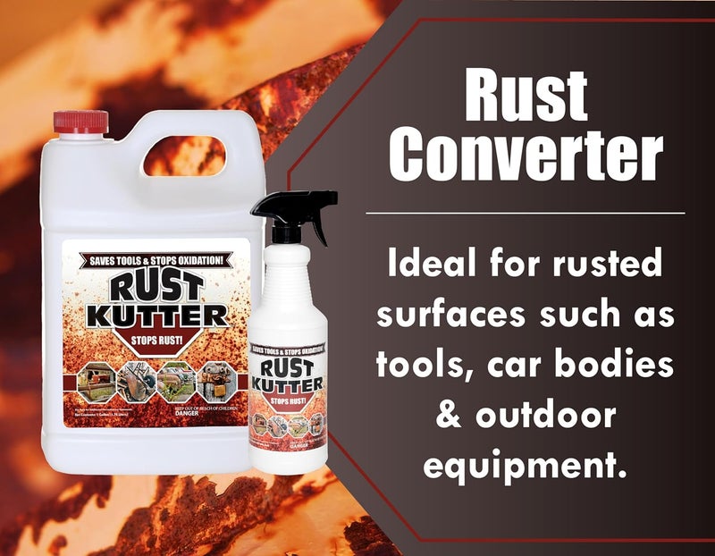 Popular trusted craftsmanship - Stops Rust and Converts Rust Spots to Leave A Primed Surface Ready to Paint, Professional Rust Repair Manufactured in USA – Sprayer Included Economical varied sizing picks - Image 1