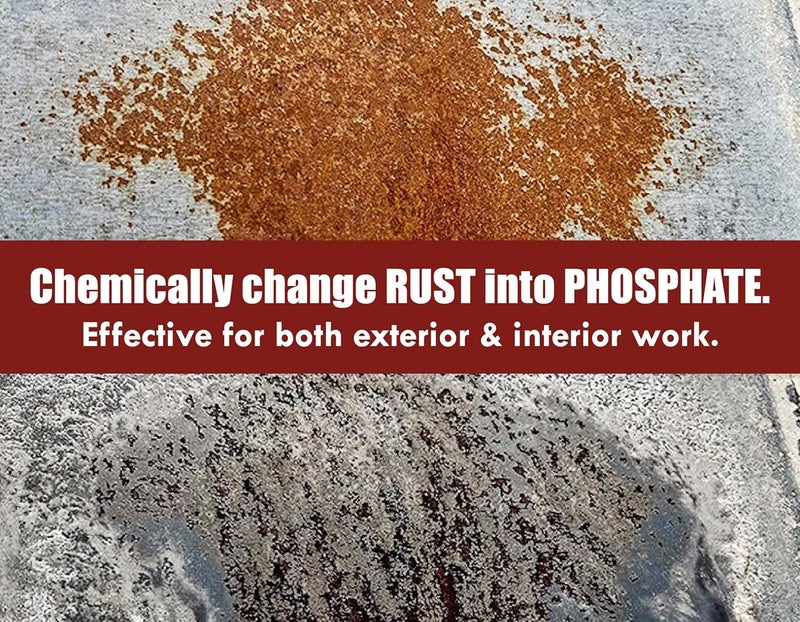Popular trusted craftsmanship - Stops Rust and Converts Rust Spots to Leave A Primed Surface Ready to Paint, Professional Rust Repair Manufactured in USA – Sprayer Included Economical varied sizing picks - Image 2
