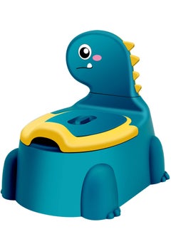 Generic Potty Toilet Potties Training Chair Baby Kids Boys Girls Toddler Dinosaur Urinal Pot Comfortable Children 1-6 Year Old Childrens Infant Toilets Toddlers Animal Pottie with Lid Back Pottys Trainer  - Image 1