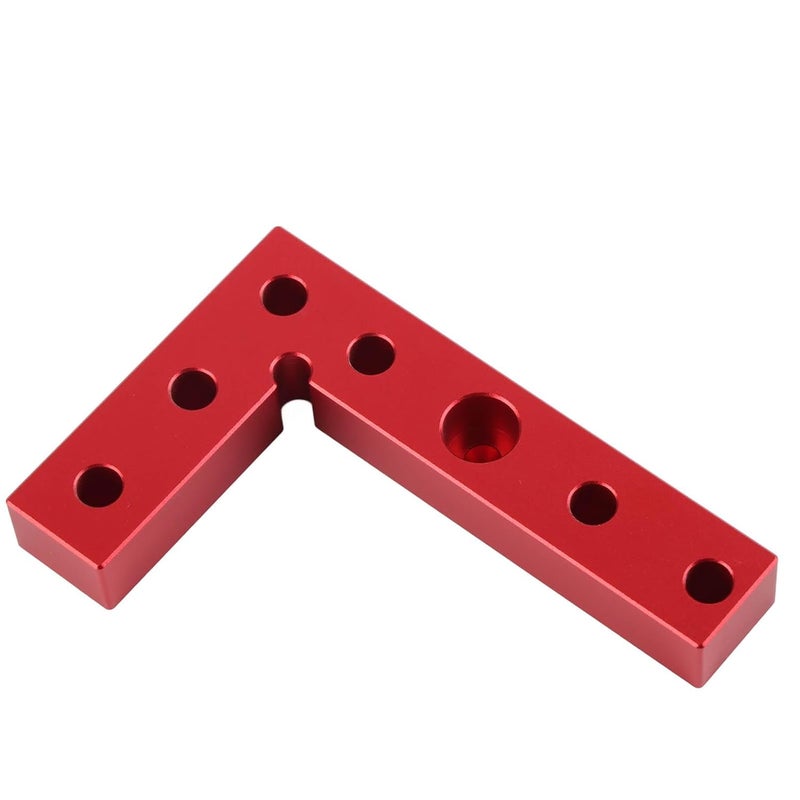 أداة مركز النجارة للعثور على المركز بدقة 90 درجة، مصنوعة من سبائك الألومنيوم المؤكسد مع 4 أكمام فولاذية - Image 5