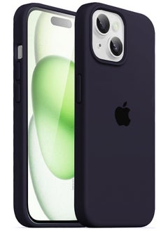 CATANES iPhone 15 Plus Case Silicone Case Cover Durable and Anti Scratch Back Cover Dark Blue  - Image 3