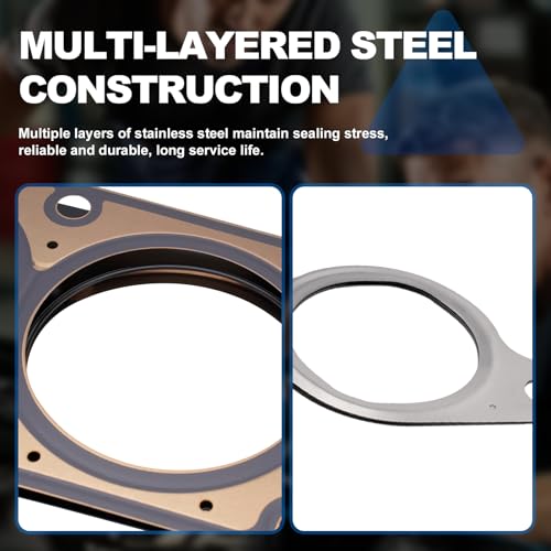 AUTOBABA MLS Full Cylinder Head Engine Gasket Set Compatible with 2002-2011 Chevy Silverado Tahoe Avalanche Express Suburban, GMC Sierra Savana Yukon, Buick Escalade 4.8L 5.3L V8 Replace# CS9284 HS26191PT - Image 4