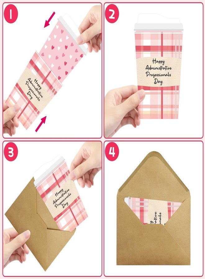 Fancy Land 12 Pack Happy Administrative Professional Day Gift Card Holders Administrative Assistant Gifts for Coworker Secretary Office Colleagues - Image 3