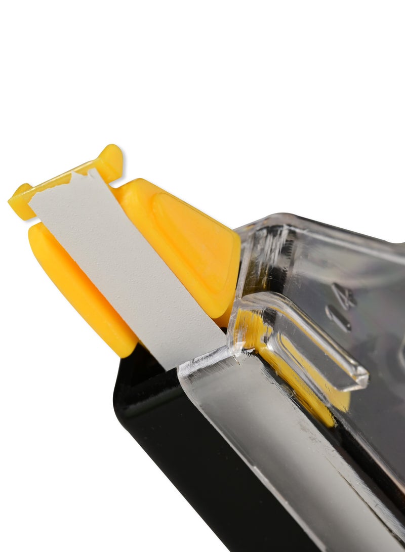 FIS شريط تصحيح العرض عبوة من 12 قطعة الحجم: 5MMX8M اللون: أصفر وأسود-FSCFT1 - Image 5