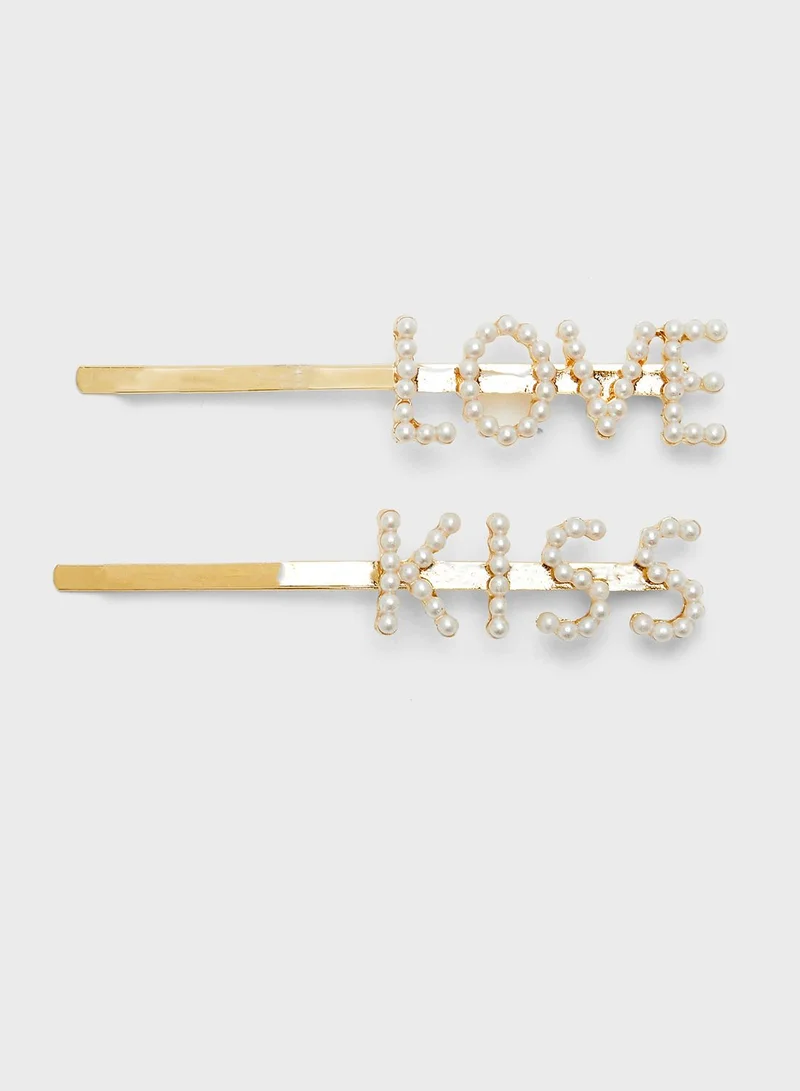 PIECES 2-Pack Peai Hair Clip