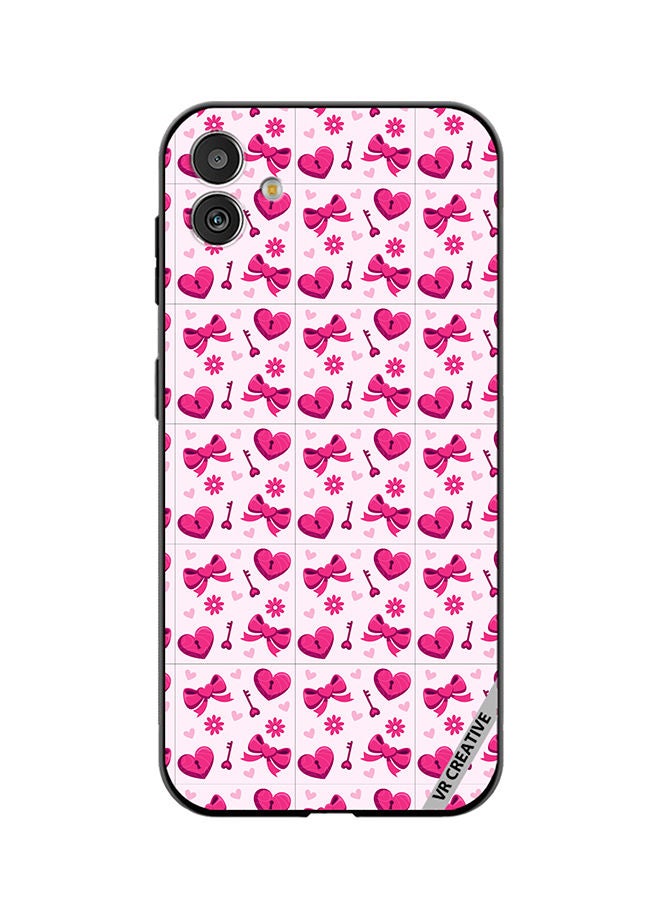 VR CREATIVE Protective Case Cover For Samsung Galaxy F14 Love Pattern Design Multicolour - Image 1