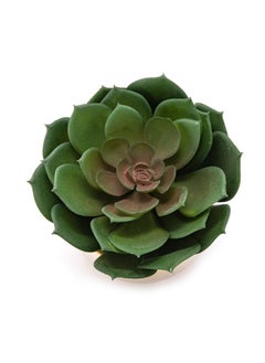 Generic CERAMIC ARTIFICIAL PLANT LOTUS SUCCULENT IN POT GOLD  - Image 3