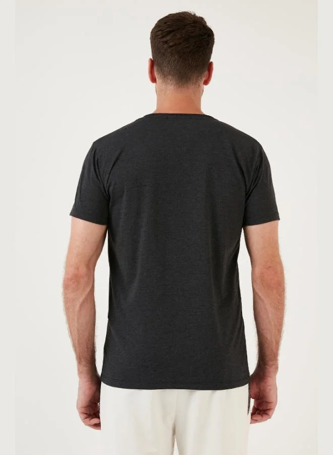 Buratti  Buratti Cotton Slim Fit V Neck Basic T Shirt Men's T SHIRT 5412001 for Men | Best Price UAE