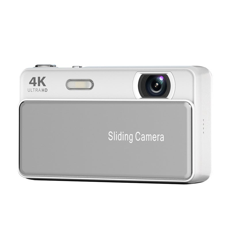 New 4K HD Camera with Slide Cover - CCD Digital Camera for  Students