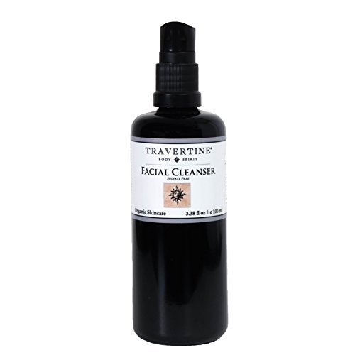 Travertine Spa Facial Cleanser | No Sulfates or Parabens | Vegan | Natural, Botanical Formulation - Image 1