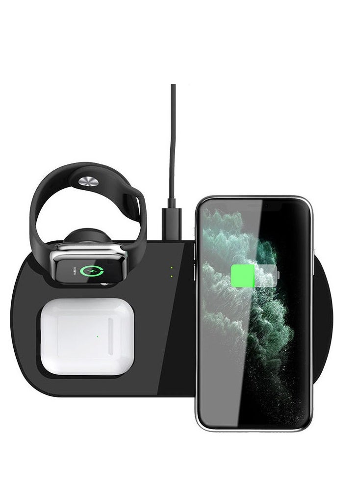 GULFLINK 3-in-1 Wireless Charging Station For Apple Watch/ Earbuds/ Smartphone.  - Image 1