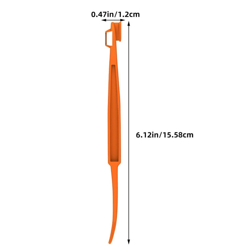 6pcs Orange Green Kitchen Citrus Peelers Set Multi Function Fruit Vegetable Tools - Image 3