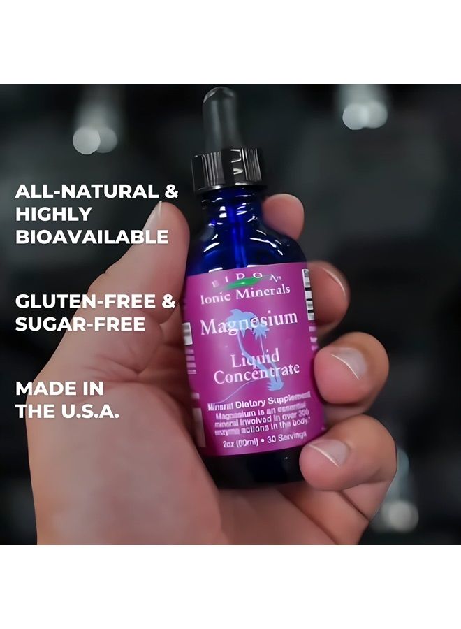 Eidon Ionic Minerals Eidon Liquid Magnesium Concentrate - Natural Calming Mineral, Promotes a Good Night's Rest, Ionic, Bioavailable, All-Natural, No Additives or Preservatives - 2 Ounce Bottle - Image 5