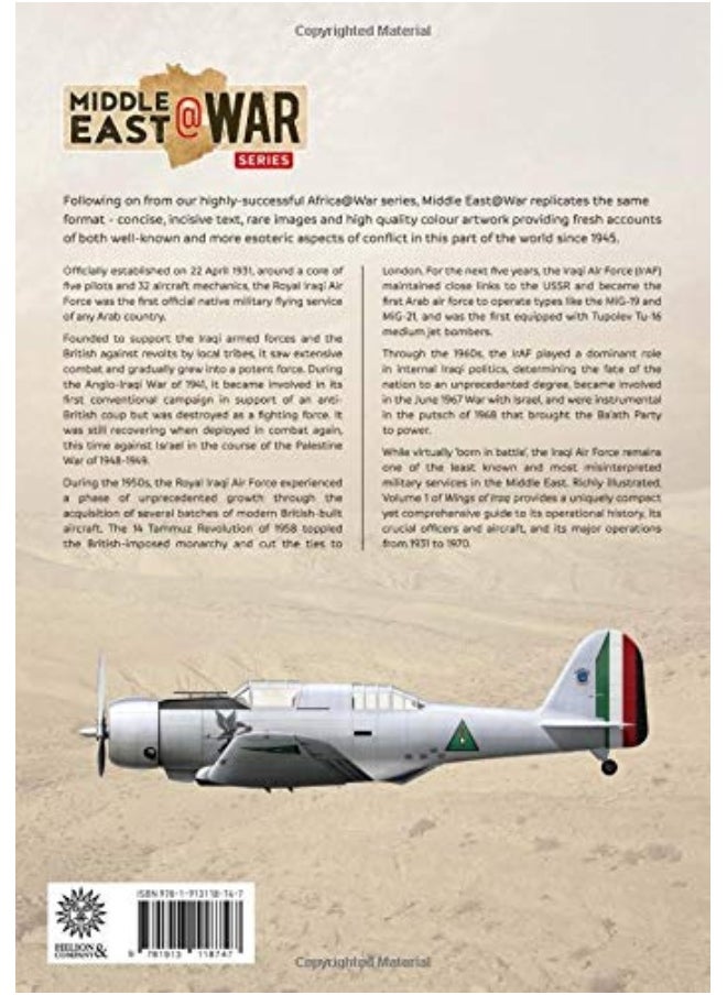 null - Wings of Iraq Volume 1: The Iraqi Air Force 1931-1970 - Image 1