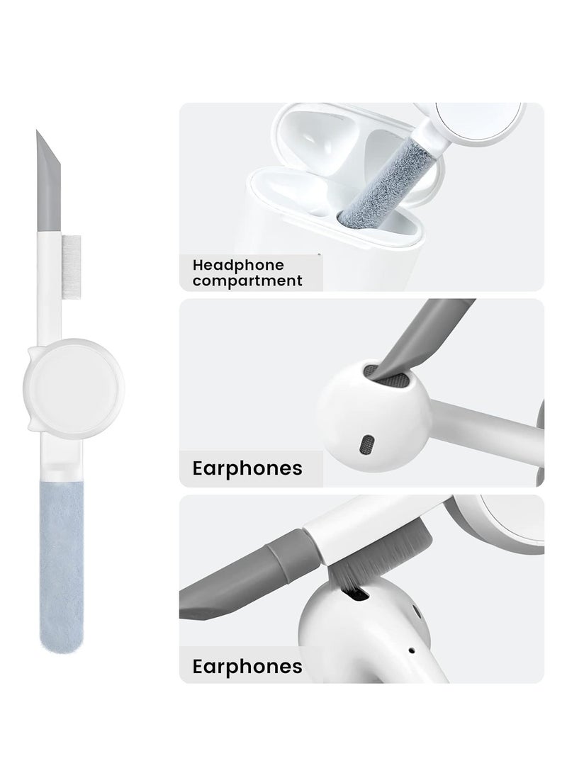 Cleaning Kit for Airpods 10 in 1 Keyboard Cleaner with Brush Headphone Cleaning Pen, Multifunctional Cleaning Set for Camera, Laptop, PC Monitor, Phone, Blue - Image 5