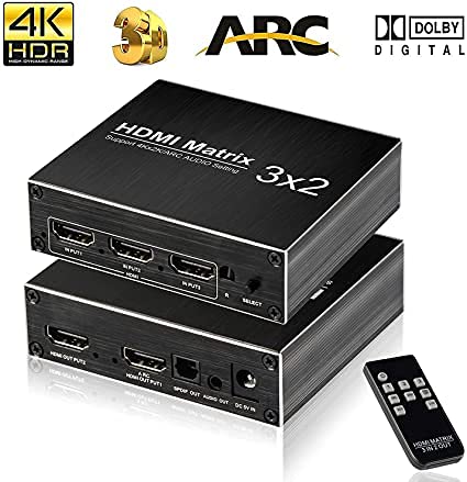 Tobo 4K Audio Extractor, HDMI to HDMI with Optical & AUX Audio Splitter, Supports 4K@60Hz - TD-493H-01 - Image 2