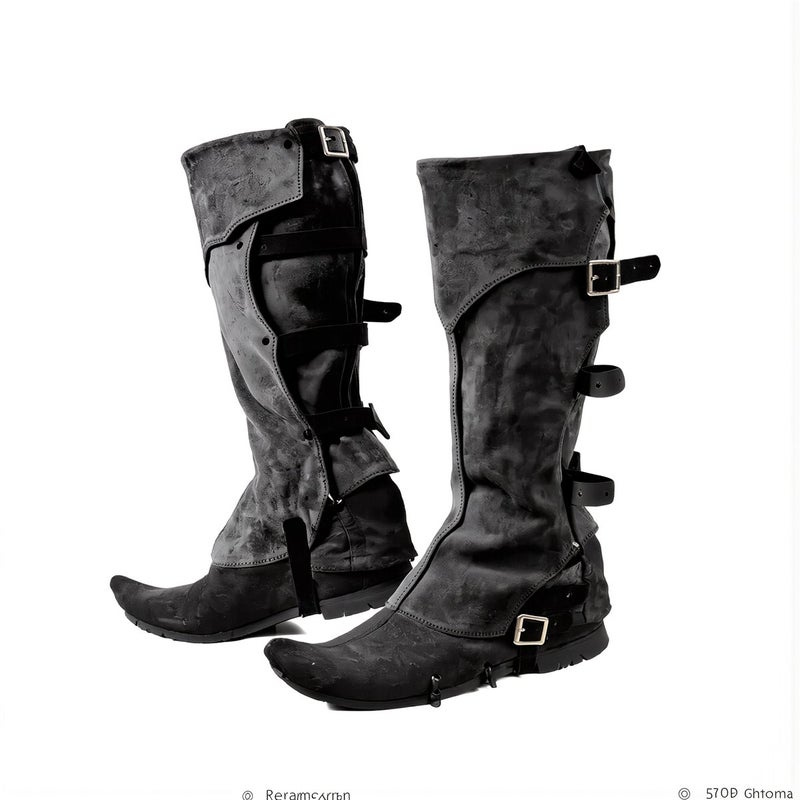 Viking Renaissance Cosplay Leg Gaiters For Halloween LARP Themed Events - Image 1