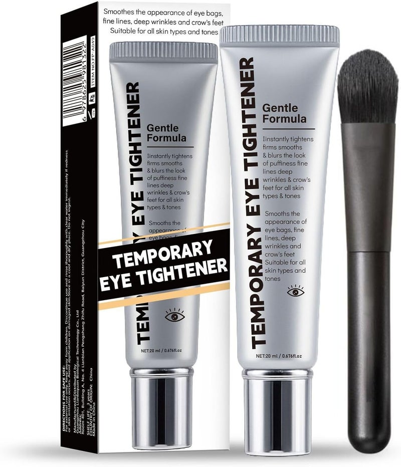 Instant Firm Temporary Eye Tightener With Brush Eye Tightening Cream Skin Tightening Eye Cream For Face Eyes Remescar Eyes Bags And Dark Circles Reducing Fine Lines For All Skin Types
