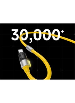 SHARGE SHARGE SL106 Phantom Data Cable Silicone Material Type C to C  240W PD Fast iPhone Charging Cyberpunk Connector Design Built to Last Ultra-Low Loss Multiple Device Compatibility  - Image 3