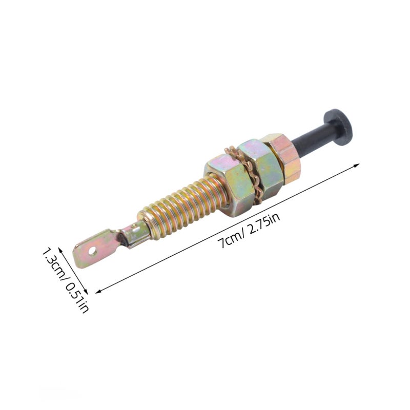 Luxshiny 4pcs Truck Car SUV Hood Door Alarm Security Pins Zinc Plating Pin for Car Engine Switch - Image 2