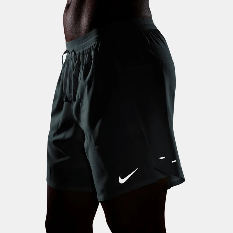 Nike Green Men's Stride Dri-FIT 2-in-1 Running Shorts for Men | Best Price UAE