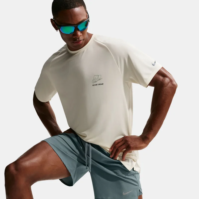 Nike Green Men's Stride Dri-FIT 2-in-1 Running Shorts for Men | Best Price UAE