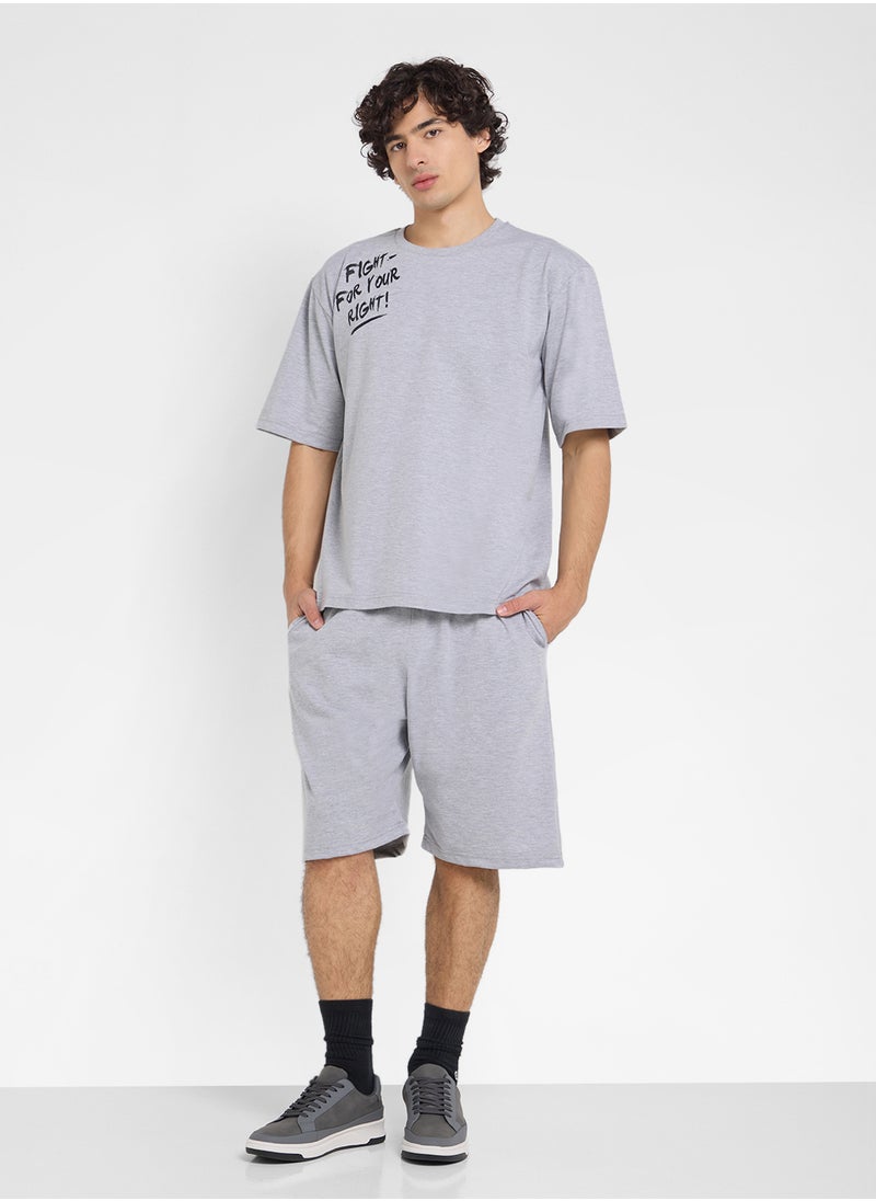 Seventy Five Graphic T-Shirts And Shorts Sets  - Image 1