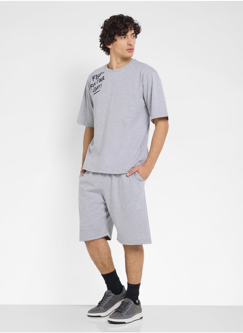 Seventy Five Graphic T-Shirts And Shorts Sets  - Image 5