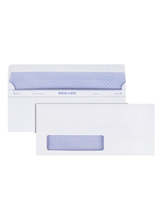 Quality Park Window Security Envelope, Reveal-N-Seal, White, 4.125 X 9.5, 500 Per Box, (67418) - Image 1