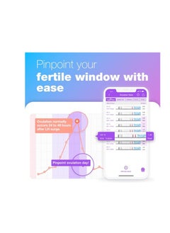 Easy@Home Ovulation And Pregnancy Test Strips Kit 25 Ovulation and 10 Pregnancy, Accurate Fertility Tracker OPK - 25LH + 10HCG  - Image 2