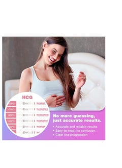 Easy@Home Ovulation And Pregnancy Test Strips Kit 25 Ovulation and 10 Pregnancy, Accurate Fertility Tracker OPK - 25LH + 10HCG  - Image 3